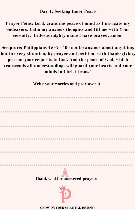 Prayer of Peace