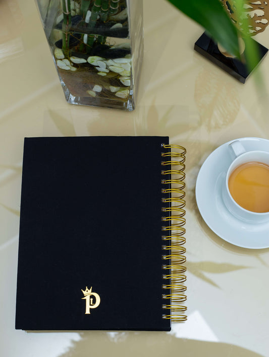 Peaceful Living Daily Planner - Black